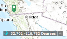 Display selected coordinates